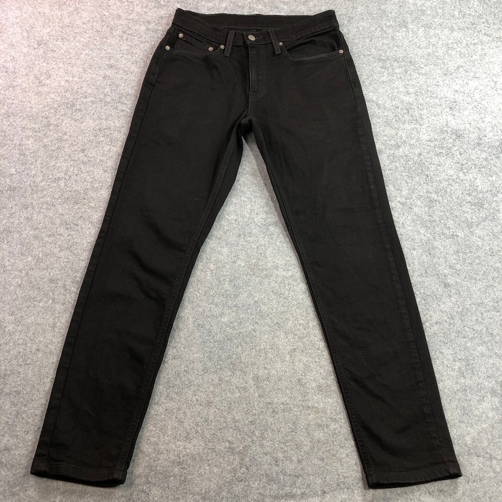 Levis Mens 531 Athletic Slim Jeans 31x32 (Fits 31x30) Black Stretch Denim